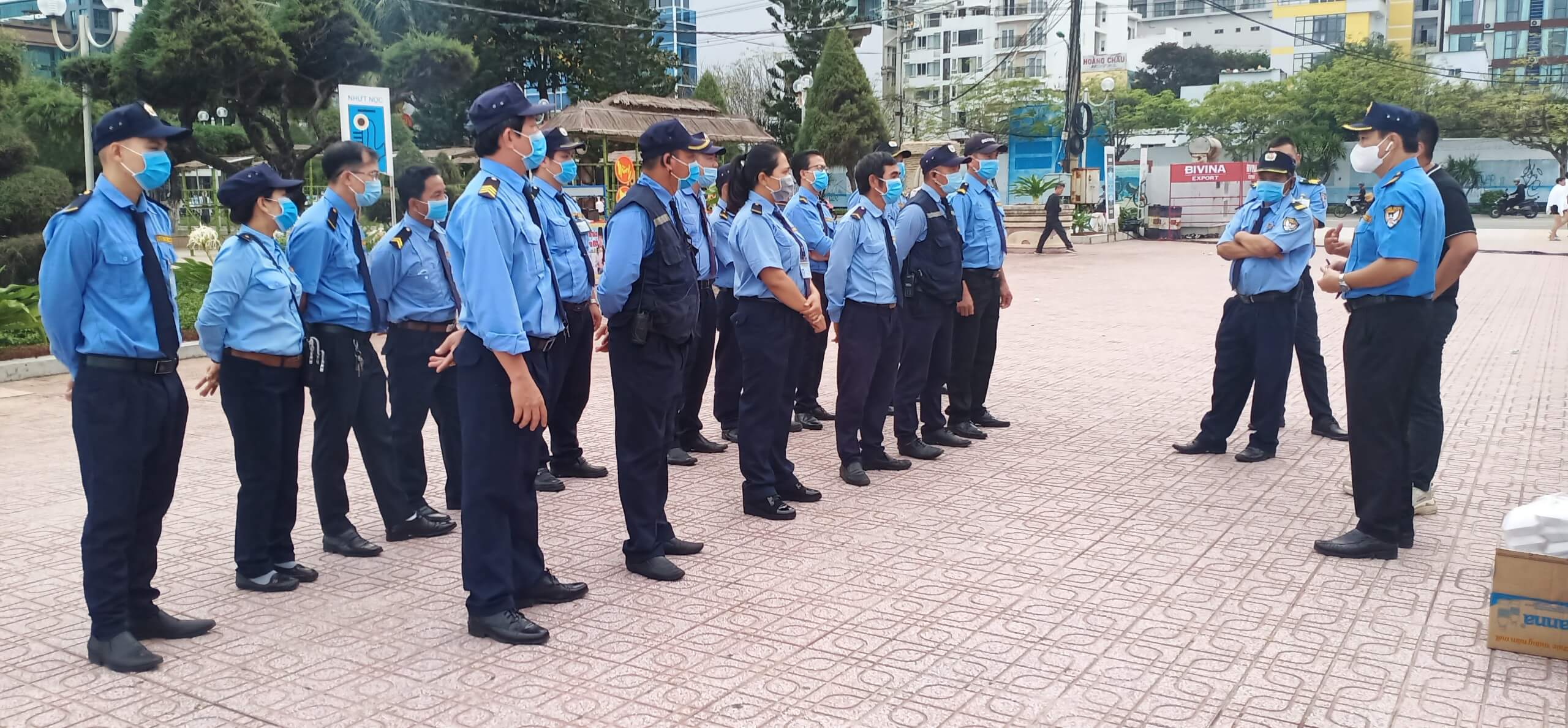 Phân công bảo vệ trước khi vào nhiệm vụ Phân công bảo vệ trước khi vào nhiệm vụ